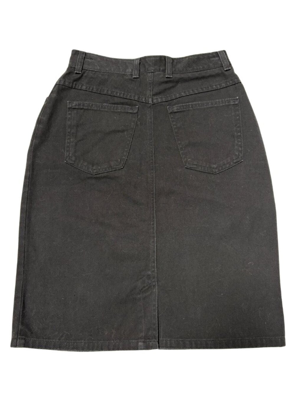 Talbots Black Denim Skirt Women’s Size 2 Classic Casual Style - Picture 2 of 8
